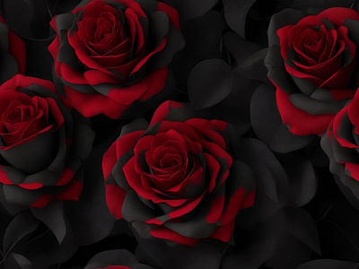 black_and_red_matte_roses_flowers red roses roses