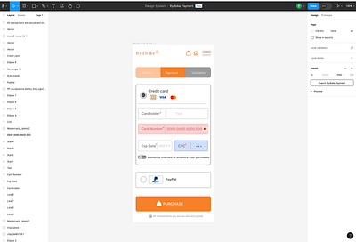 Payment app design ui