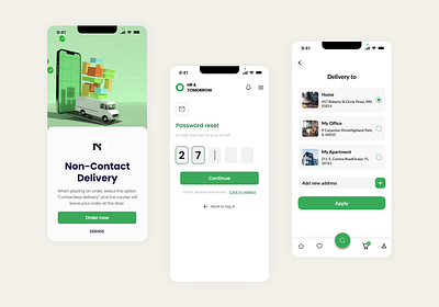 Delivery App design product design ui ux design