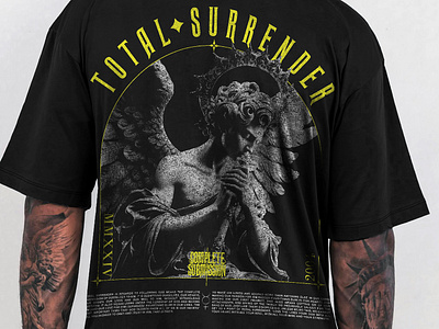 "Total Surrender" T-shirt Design design graphic design illustration streetwear streetweardesign t shirt t shirtdesign t shirts tshirstdesign tshirt tshirtdesign tshirts