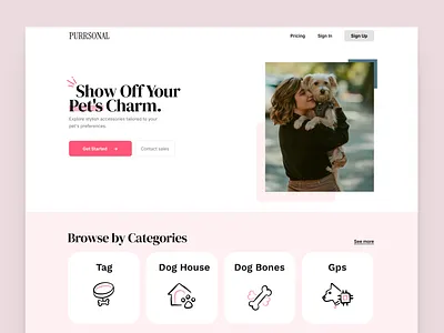 Purrsonal 3d animation branding graphic design illustration logo motion graphics pet ui vector