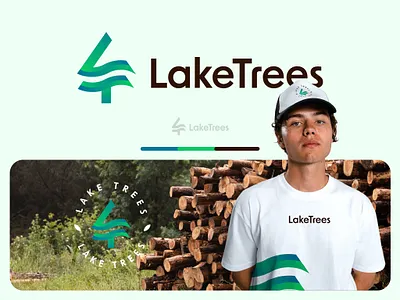 LT Letter, Pine Tree Landscaping Logo Branding branding company logo cutting edge graphic design green logo grow growers lake landscaping lettermark lt logo lt monogram lt symbol modern logo pine trees transportation tree beds usa water logo wood supply