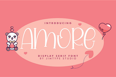 Amore - Cute Display Serif Font cute classic cute serif playful serif serif serif chic