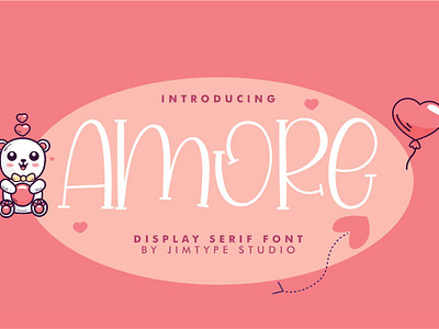 Amore - Cute Display Serif Font cute classic cute serif playful serif serif serif chic