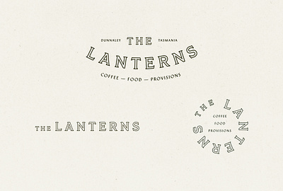 The Lanterns Cafe branding graphic design