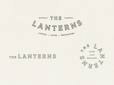 The Lanterns Cafe branding graphic design