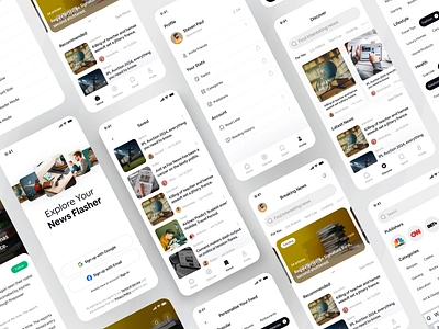 News App app design breakingnews clean design digitaltransformation exploretheworld filllo globalnews ios latestupdates mobilenews newsapp saas technews ui uiux web design