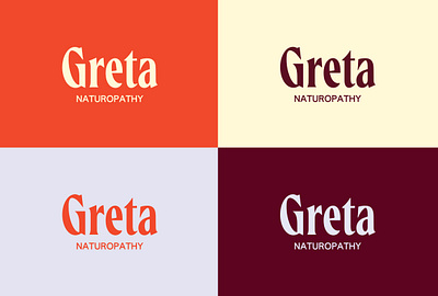 Greta Naturopathy branding graphic design