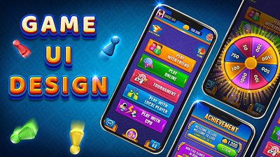 Ludo Game UI 2d game app ui design art game game design ui ui design
