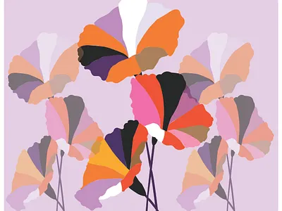Floral Design Illustration Vector 3d branding design designbackground floral flower graphic design ill illustration logo typography ui ux vector