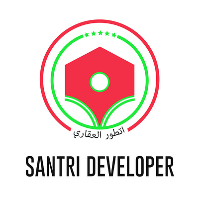 SANTRI DEVELOPER LOGO branding design graphic design icon illustration logo typography vector