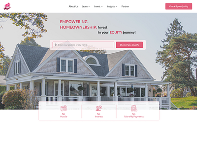 HomeQuity: Fractional Homeownership animation design figma motion graphics ui ui design web design