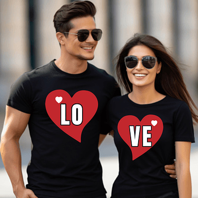 Valentines Day Couple T shirt Design car t shirt design colourful t shirt design couple t shirt design festival t shirt design graphic design illustration love mom t shirt design outdoor t shirt design pet t shirt design t shirt valentines day t shirt vintage t shirt design