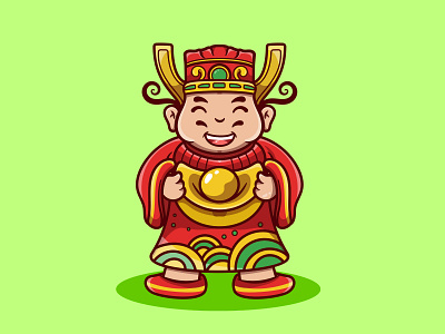 God of Fortune Rich and Gold old