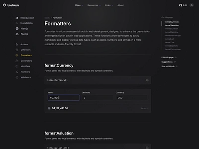 UseMods Documentation app branding design product design ui ux