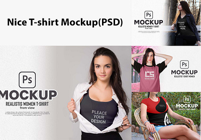 Nice T-Shirt Mockup(PSD) download mock up download mockup mockup mockups psd psd mockup