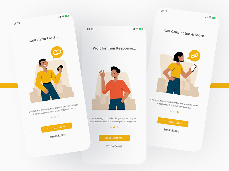 OwlMi app best bestdesign dailyui dailyuichallenge design graphic design ilsa ilsainteractive mobile owlmi product product design research ui uiux user user experience ux yellow