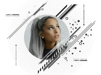 Ariana Grande branding graphic design logo motion graphics ui