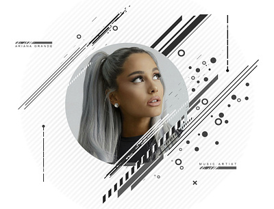 Ariana Grande branding graphic design logo motion graphics ui