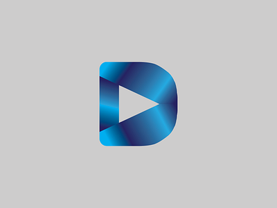 D + Media Player minimalist logo design artist brand logo branding creative logo d letter logo gradient logo gramdient logo logo design logo designer logos media player logo minimal minimalist modern modern d letter modern d letter logo music music artist youtube blogger