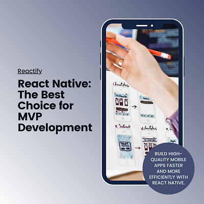 React Native for MVPs Development blockchain custom software development design illustration mobile app development shopify development uiux design