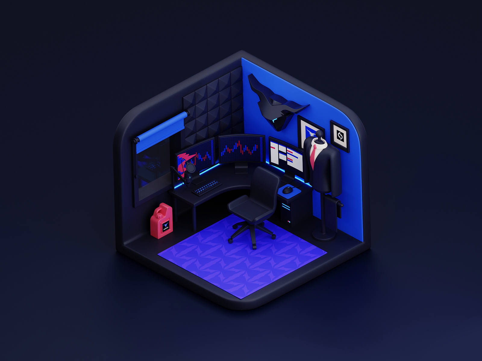Aurox NFT Room by Shakuro Graphics on Dribbble