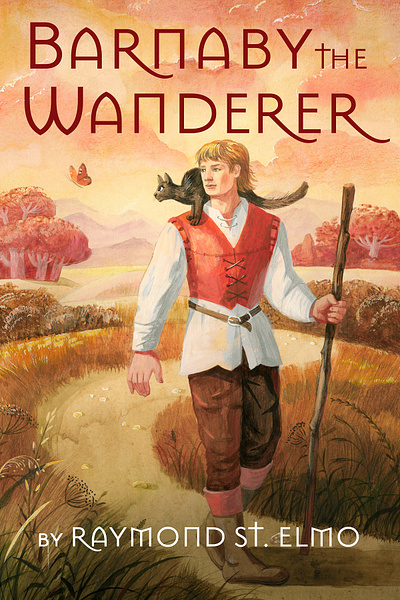 Barnaby the Wanderer X Victoria Fomina book cover fantasy narrative painterly publishing