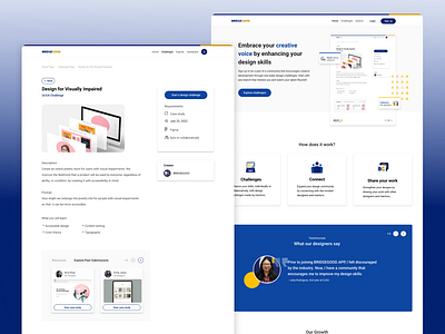 BRIDGEGOOD - Design Challenges Web Design ui ux design ux research web design