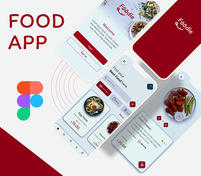 Food App adobe xd animation app design figma figma app figma app kit figma designing figma food ap figma kit figma prototyping food app food apps food kit food ui kit ui uiux uiux designing uiux kit xd design