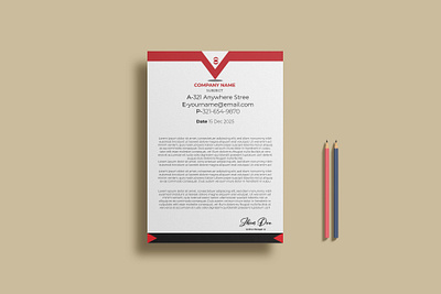 Company Letterhead Design-180 company letterhead flyer flyer design graphic design letterhad
