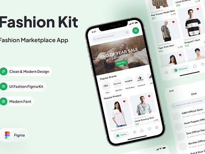 Fashion Kit / E-Commerce Kit animation app clothes app design fashin kit figma figma animations figma app figma design kit figma kit figma prototyping mobile kit modern design prototyping ui ui animations ui design kit ui e commerce uiux designing uiux kit