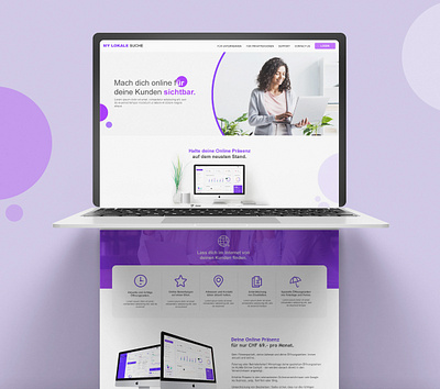 Website Landing Page UI Design