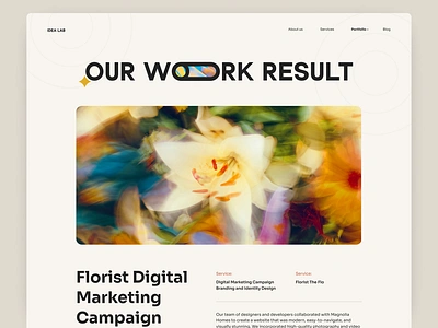 Idea Lab – Warm Earthy Creative Agency Website 3d creative agency digital marketing figma figma templaate figma ui homepage landing page modern peterdraw playful playful design ui ui design ui ux user interface web design website website design