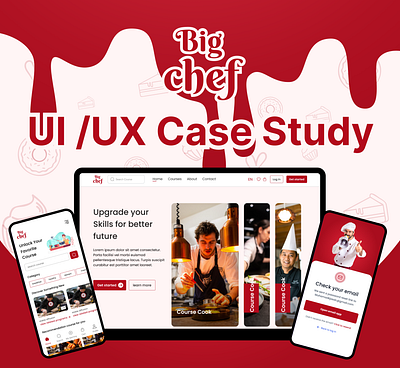 Chef Academy (Big Chef) cooking design figma food ui uiux user experence ux