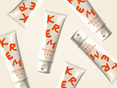 KREM / Packaging for skincare brand brand identity branding cosmetic graphic design identity logo logotype packaging skincare