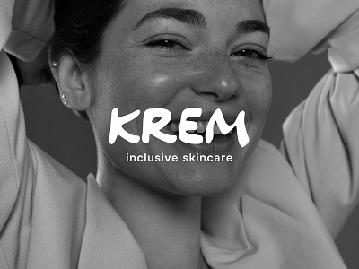 KREM / Logotype for skincare brand brand identity branding cosmetic graphic design identity logo logotype packaging skincare