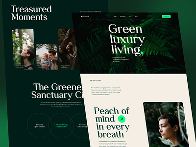 Leframe- Website design darkwebsite design greenlivingweb landing page design landingpage minimal modern design realestate ui uiuxdesign web webapp webdesign website websitedesign zeyoxstudio