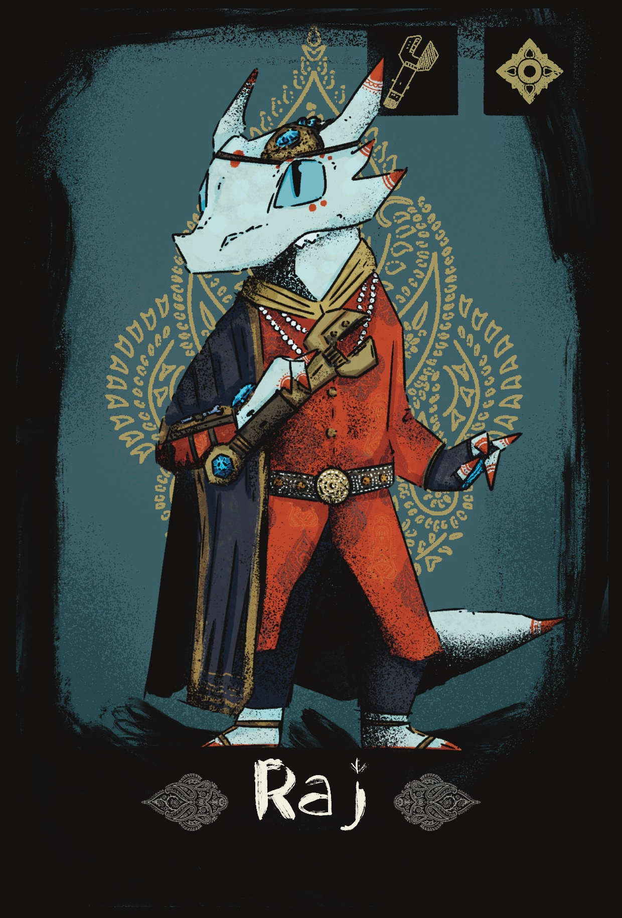 Artificer artificer cartoon character character art character portrait characterdesign dnd illustration kobold portrait ttrpg