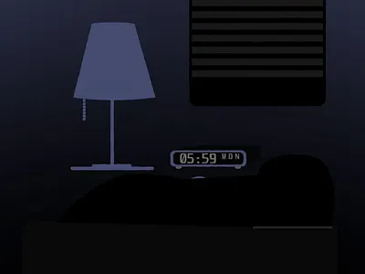 MondayChallenge - Blue Monday 2d animation blue bluemonday coffee gif monday mondaychallenge motion design motion graphics