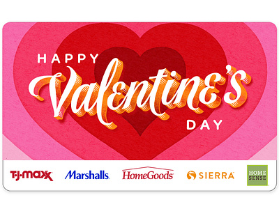 Valentine's Day custom art design digital lettering gift card illustration lettering love print typography