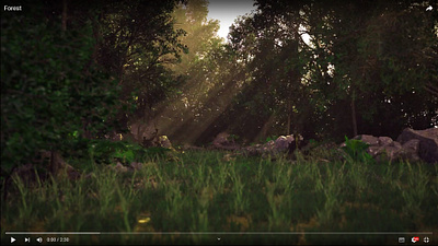 Animation of forest made with Unreal Engine and After Effects 3d after effects animation forest graphic design unreal engine