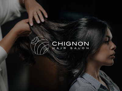 Chignon Hair Salon | Logo Design beauty branding design graphic design logo