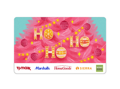 Merry Christmas - HO HO HO! celebration christmas custom art design digital lettering festive giftcard illustration lettering print typography