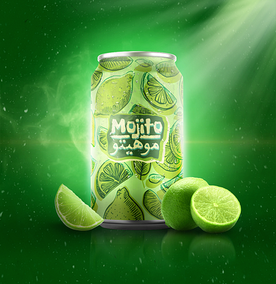 Mojito drink .. Cheers! branding drink graphic design post socialmedia