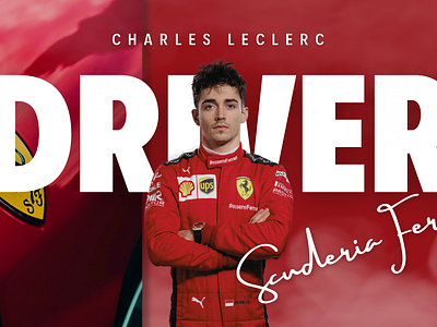 Charles leclerc Ferrari F1 adobephotoshop charles leclerc driver f1 ferrari graphic design photoshop poster posterdesign thumbnail