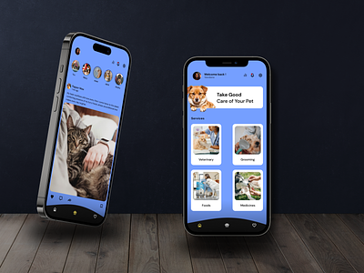 PawPalace: Your All-in-One Pet Haven 🐾🏰 all in one pet haven branding graphic design logo pet profile pet social media ui