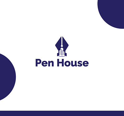 Pen House logo. brandbuildinglogo branding buildinglogo companylogo dailylogochallenge design graphic design logo logodesign logotype modernlogo realestatelogo realestateproperty vector