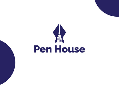 Pen House logo. brandbuildinglogo branding buildinglogo companylogo dailylogochallenge design graphic design logo logodesign logotype modernlogo realestatelogo realestateproperty vector