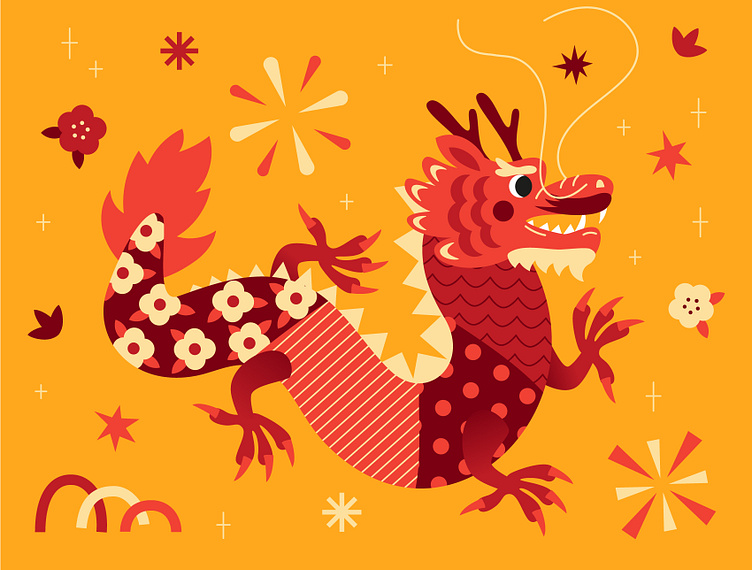 lunar new year of dragon wishes