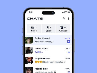 Navigating the Conversational Hub app app design apple chat chat app design digital interface ios iphone message messager messaging mobile text ui ui design uiux ux video call